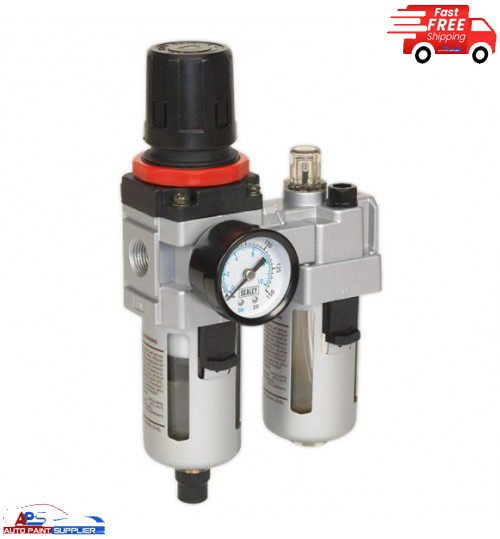 Sealey SA206 Air Filter/Regulator/Lubricator Max Airflow 105cfm